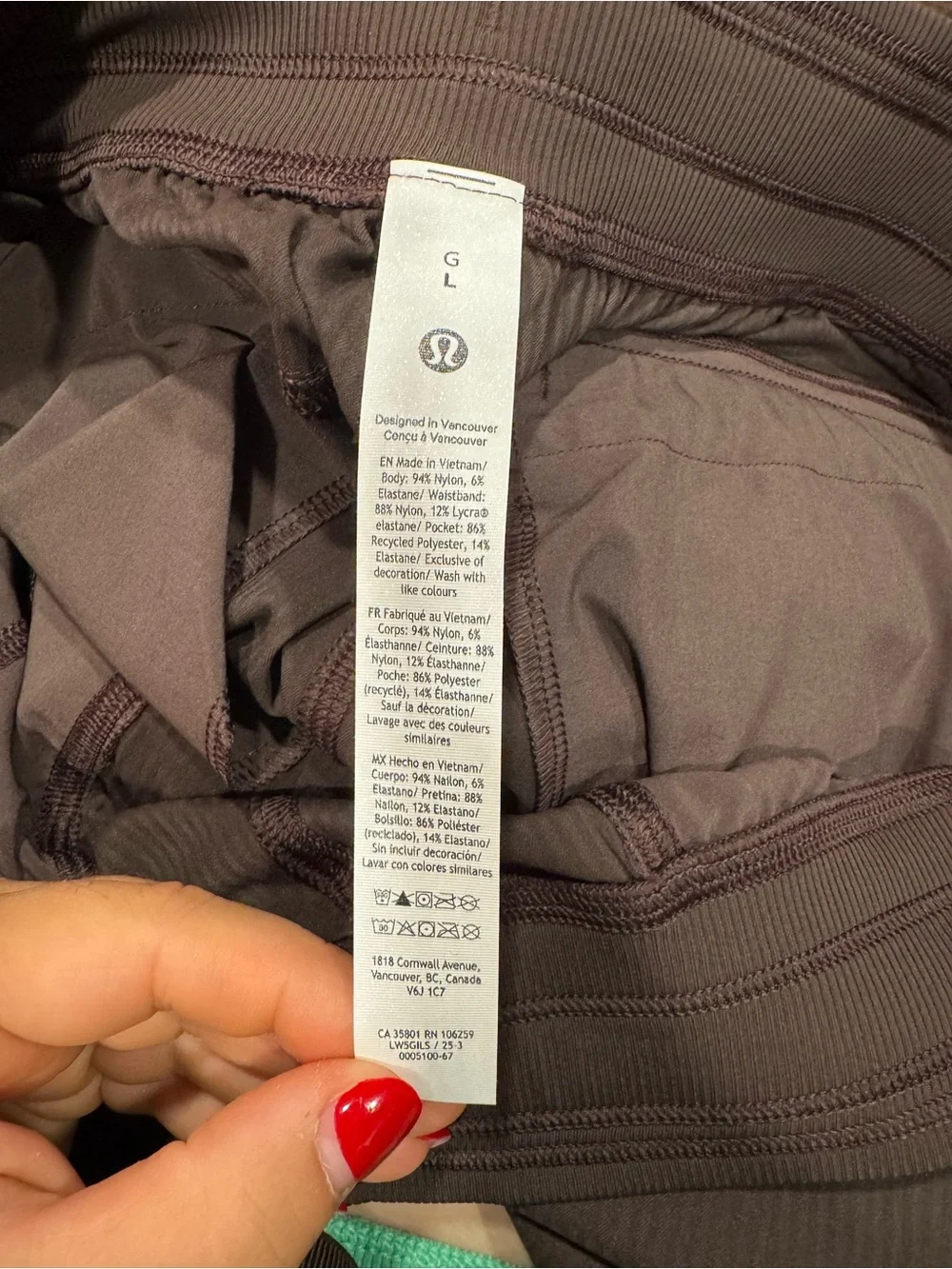 lululemon athletica nwt size